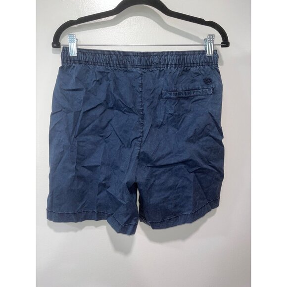 VRST Men's Small 7" Inseam Stretch Shorts Navy Blue Cotton & Polyester - Picture 2 of 9
